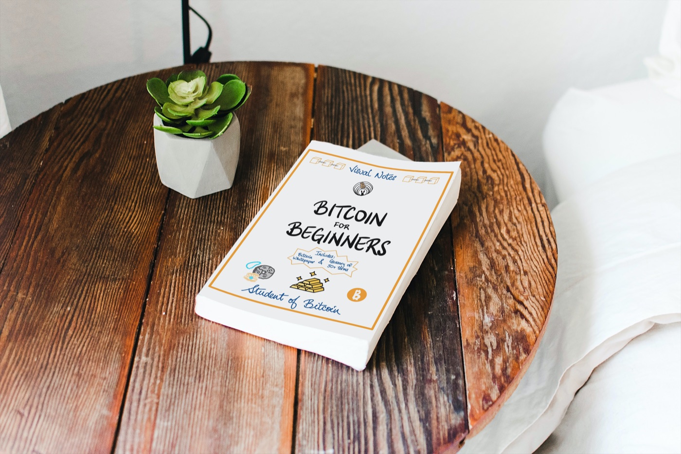 Bitcoin for Beginners, visual notes cover